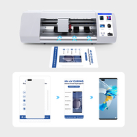 Máquina de corte de película protectora de pantalla de hidrogel HD personalizada al por mayor, mate, anti luz azul, para iPhone 15 16 17 Pro Max