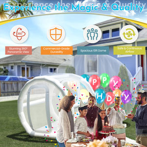 Şişme balon çadır PVC temizle Igloo Dome çadır açık düğün parti ticari şişme kabarcık ev çocuklar ve yetişkinler için - Product Image 5