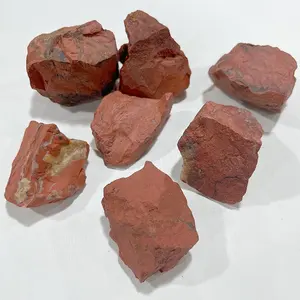 Best Selling Raw Mineral Red Jasper Loose Rough Tumbled Stones Chakra Crystal Rock Gemstones Nugget Rock Stone in Bulk For Sale