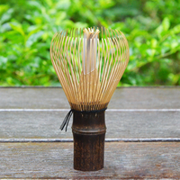 Fouet à matcha japonais traditionnel écologique en bambou, agitateur à 100 brins pour la cérémonie du thé matcha en poudre