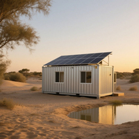 Maison préfabriquée mobile pliable, capsule spatiale, hôtel, cabine, maison modulaire préfabriquée, panneau solaire