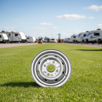 Jantes de remorque 4Jx12 pouces, jantes de voiture 4x114.3, jantes de camion 12X4J, jantes de remorque en acier pour pneus 145/70R12 155R12