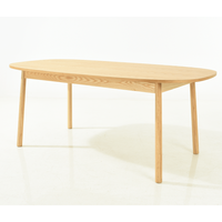 Meubles au Design moderne de haute qualité, Table à manger en bois de frêne massif, chaise de salle à manger en rotin RT-1294