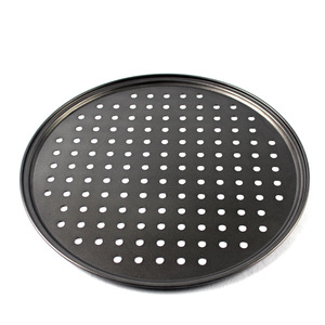 Teglie per <span class=keywords><strong>Pizza</strong></span> Perforate in Acciaio al Carbonio, Non Tossiche, Antiaderenti ed Ecologiche, per Cottura Domestica - Product Image 5