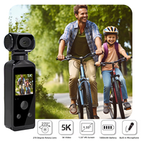 Caméra d'action sportive Icar 5K Ultra HD avec capteur IMX 386, Wi-Fi, rotative à 270°, étanche 30M, pour Vlog, casque, voyage, vélo, conduite