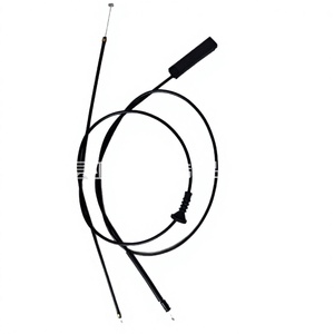 Cable de apertura del capó para BMW 51237201904 negro para reemplazo y reparación de capós de motor - Product Image 1