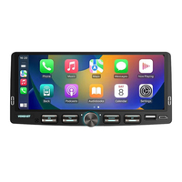 Autoradio multimédia 1Din avec écran tactile de 6,86 pouces, lecteur MP5 avec Carplay et Android Auto, stéréo de voiture