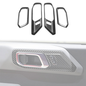 Accesorios LUMA 4x4 para Ford Bronco 2021-2024 cubierta de manija de puerta interior de estilo Popular superposiciones de Marco embellecedor protector ABS 2/4 puerta - Product Image 1
