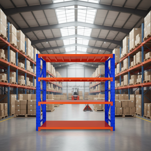 תעשייתי מותאם אישית אור פלדה מזן אחסון מדפים boltless cveltless custom בנייה קורוזיה הגנה מוברש - Product Image 5