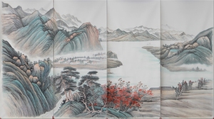 Rotoli di carta da parati di lusso di lusso di seta del paesaggio di nuovo arrivo 2021 - Product Image 6