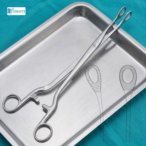 Éponge Kelly et forceps à pansements en acier inoxydable, instrument chirurgical manuel pour la chirurgie générale, certifié CE Classe I - Product Image 2