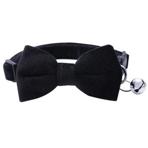 Collar de Adiestramiento para Mascotas PUPE, Personalizado con Dibujos Animados, Elegante, Ajustable, para Gatos Pequeños, con Lazo, Campana de Terciopelo y Estampado de Gamuza - Product Image 2