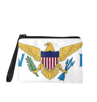 Porte-monnaie avec drapeau de Saint-Vincent-et-les-Grenadines, pochette à fermeture éclair, organisateur compact, porte-billets, rangement pour cartes, accessoire cadeau