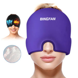 Paket panas & dingin yang dapat digunakan kembali-paket es migren bungkus kepala dan topi Gel dingin untuk sakit kepala - Product Image 2