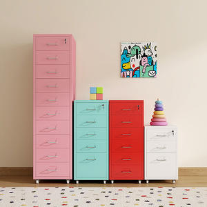 Çin üretilen 10-Drawer demir Metal arabası Dresser çok fonksiyonlu dolap - Product Image 4