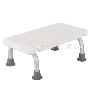 Chaise de douche Tachikenka en alliage d'aluminium, 35x25x20cm, blanche, pour personnes âgées et femmes enceintes, équipement de sécurité pour la salle de bain - Product Image 1
