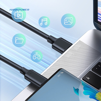 Câble USB3.0 10Gbps Type-C Câble USB a vers Type C 3.2 Gen2 Câble de transfert de données USB-C SSD Câble de disque dur 3A PD 60W Charge rapide