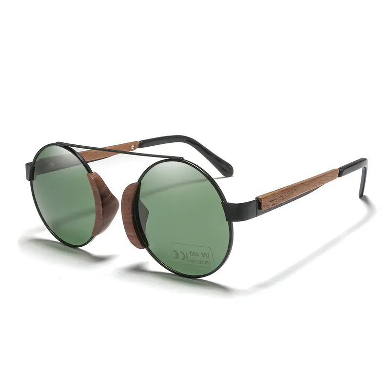 Polarized UV400 Fashion Manufacturers Wood Sunglasses Wholesale Eco Friendly Sunglasses Retro
