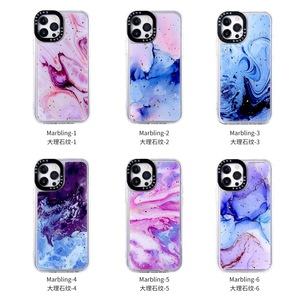 Honatop Shscase custodia per telefono in marmo con lamina d'<span class=keywords><strong>oro</strong></span> sfumata Glitter per <span class=keywords><strong>iPhone</strong></span> 13 Pro Max 12 <span class=keywords><strong>11</strong></span> XR 13Pro <span class=keywords><strong>Cover</strong></span> morbida per paraurti antiurto - Product Image 5