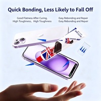 Colle de réparation d'écran de téléphone portable, gel de liaison flexible noir pour écran de smartphone et câble flexible