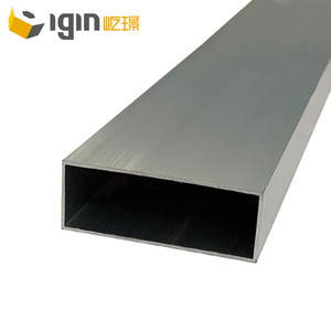 Tube carré en aluminium Yijing 67x25mm, alliage 6063 anodisé, pour la construction et la décoration - Product Image 1