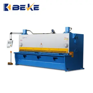 QC11K TP10S 10*3200 hydraulic shearing machine for cutting metal CNC guillotine machine