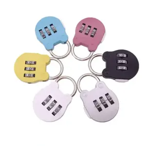 Wholesale High Quality Black Master Key Padlock Padlock Master Key Pink Combination Padlock