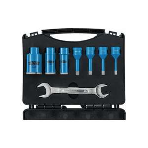 TYROLIT Juego de brocas para azulejos DDT 8 piezas DM 6, 8, 10, 12, 20, 25, 35 mm vástago M14 - Product Image 1