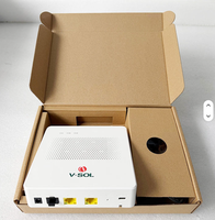 VSOL V1600GS-R Mini GPON OLT Tanpa Kipas 1 Port 1:64 10GE SFP+ Uplink V1600GS-R untuk SOHO Desktop
