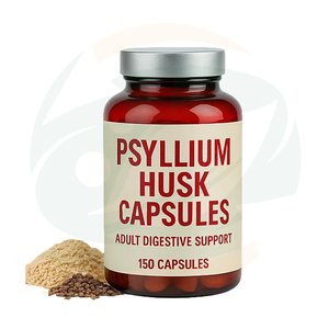 Капсулы из шелухи подорожника ODM/OEM: полностью натуральная пищевая добавка для поддержки здоровья кишечника, растительное волокно, капсулы из шелухи подорожника - Product Image 1