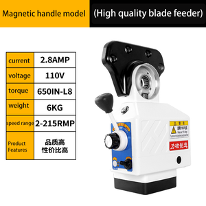 คุณภาพสูง APF-400/400S 110V/220V เครื่องกัดแบบแม่เหล็กพร้อมด้ามจับ  แบริ่งเกียร์ 650IN-LB กำลังไฟ 2~210 รอบต่อนาที - Product Image 4