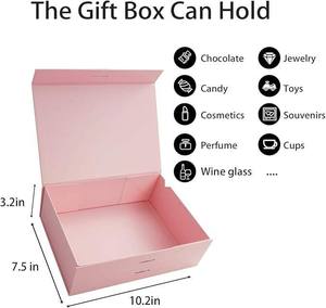 صناديق مغناطيسية فاخرة مخصصة للعطور ومستحضرات التجميل، علب هدايا فاخرة من الورق المقوى القابل لإعادة التدوير مع بطانة إسفنجية - Product Image 4