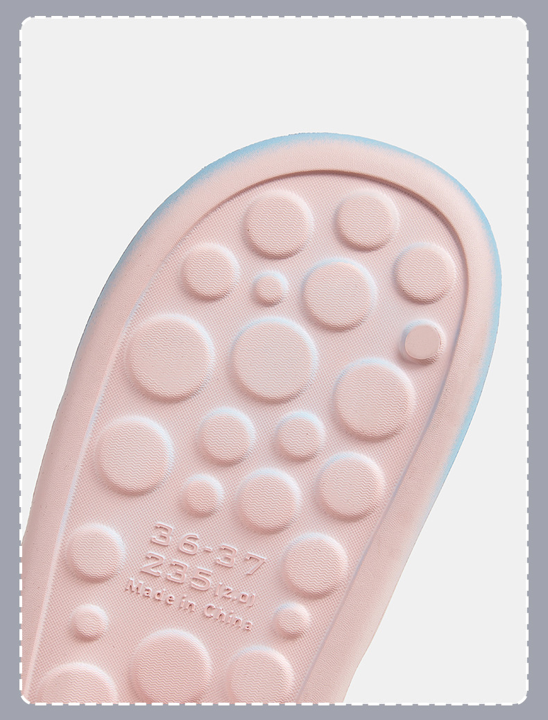 Women EVA Thick Sole Sandals Shoes Slides Shoes Slippers Anti-slip Rubber Outdoor Slipper