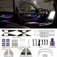 Xenplus Éclairage d'ambiance intérieur 12V pour Infiniti Q50 Q50L 2013-2022 Wind Chaser Kit de décoration de voiture arc-en-ciel à 22 lumières