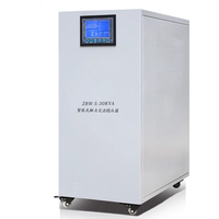 Régulateur de tension intelligent triphasé sans contact AC ZBW 20kVA 50kVA 100kVA SCR IGBT Statique à compensation automatique et protection