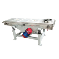 Tamis vibrant linéaire motorisé carré, machine de tamisage vibratoire pour le traitement des aliments et des noix de karité