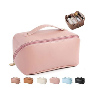 <span class=keywords><strong>Estuche</strong></span> <span class=keywords><strong>de</strong></span> Maquillaje Grande con Cordón y Cierre, Reutilizable y Ecológico, <span class=keywords><strong>de</strong></span> Cuero PU, <span class=keywords><strong>para</strong></span> <span class=keywords><strong>Mujer</strong></span>, Estilo con Patrón <span class=keywords><strong>de</strong></span> Letras, Organizador <span class=keywords><strong>de</strong></span> Viaje, 2026 - Product Image 2