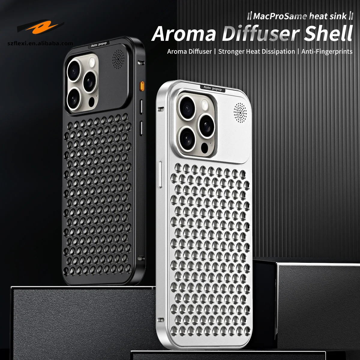 Luxury Aluminum Heat Dissipation Phone Case for Iphone 16 Luxury Aluminum Heat Dissipation Phone Case for Iphone 16
