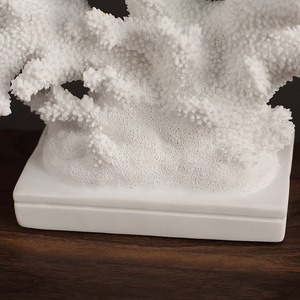 Adorno de coral simulado de resina, decoración realista para el hogar, para sala de estar, mueble de TV, mueble para vino, entrada - Product Image 4