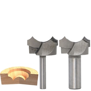 End Mill Woodworking Router Bit <b>Engraving</b> Machine <b>Tool</b> Milling Cutter Arcuate Knife Round Bead Knife Fresas Para - Product Image 1