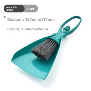 Mini Plastic Desktop Cleaning Brush Set with Dustpan and Broom for Dining Table Keyboard Small <b>Gaps</b> - Product Image 3