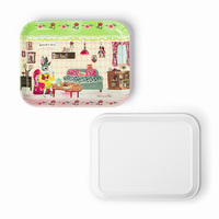 Plaques en plastique mélamine avec Logo personnalisé, d'origine, avec Design multicolore sur la Surface avant, modèles multicolores