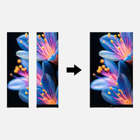 Layar Poster Digital LED Riotouch Indoor, Layar Sentuh Sistem Android, Video Wall