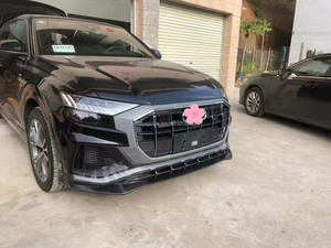 Kit carrosserie Audi Q8 en fibre de carbone de haute qualité, style Abt, avec spoiler avant et arrière. - Product Image 3