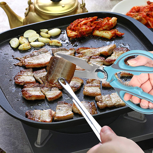 Kingwise Hộ Gia Đình Nhật Bản Thép Không Gỉ 2 Trong 1 Cắt Đa Năng Màu Đen Xử Lý Thông Minh Nhà Bếp Kéo Cho Nhà Bếp Sử Dụng - Product Image 3