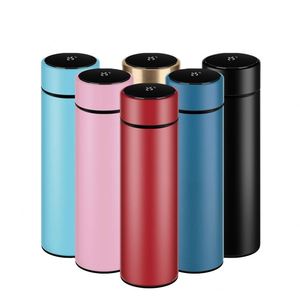 <b>Hot</b> Selling 500ml Double Wall Stainless Steel Private Label Smart Water Bottle With LeD Temperature Display - Product Image 2