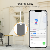 Traceur sans fil intelligent iOS anti-perte avec détecteur pour clés, localisateur de cartes et contrôle via application