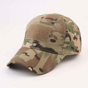 Casquette de baseball ajustée en gros 100 % coton motif camouflage désert à profil bas - Product Image 5