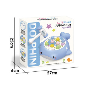 Juguete Educativo con Forma de Ballena, Juego de Golpear Ballenas, Juguete Sensorial de Entrenamiento, Rompecabezas Interactivo para Niños Pequeños - Product Image 5