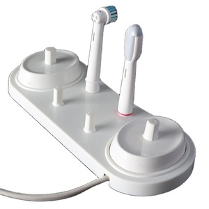 Supporto per <span class=keywords><strong>spazzolino</strong></span> <span class=keywords><strong>elettrico</strong></span> Base per caricabatterie a doppio supporto per <span class=keywords><strong>spazzolino</strong></span> orale <span class=keywords><strong>B</strong></span> - Product Image 1